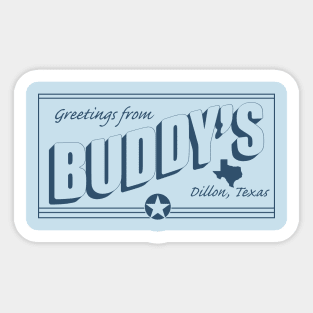 Buddy's Bar - Friday Night Lights Sticker